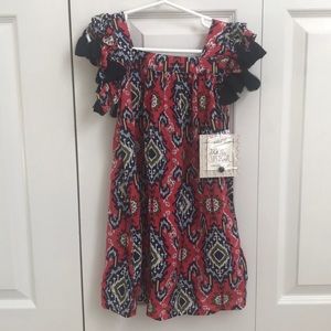 Brand new jak & pepper tassel dress